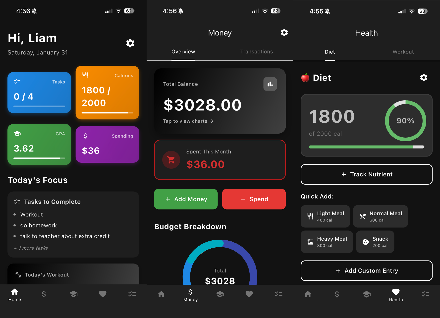 Focus Hub app